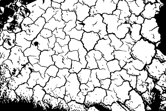 Cracked Overlay Illustration 